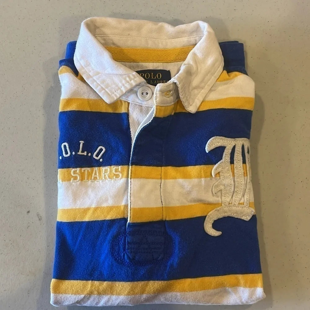 Vintage 90’s Polo Ralph Lauren Kids Small long sleeved rugby polo - Picture 6 of 6